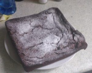 Birthday Brownie Cake