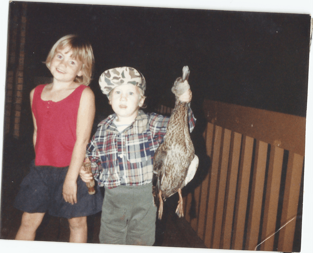 Bringing Home my First Duck with Dad, but not the last