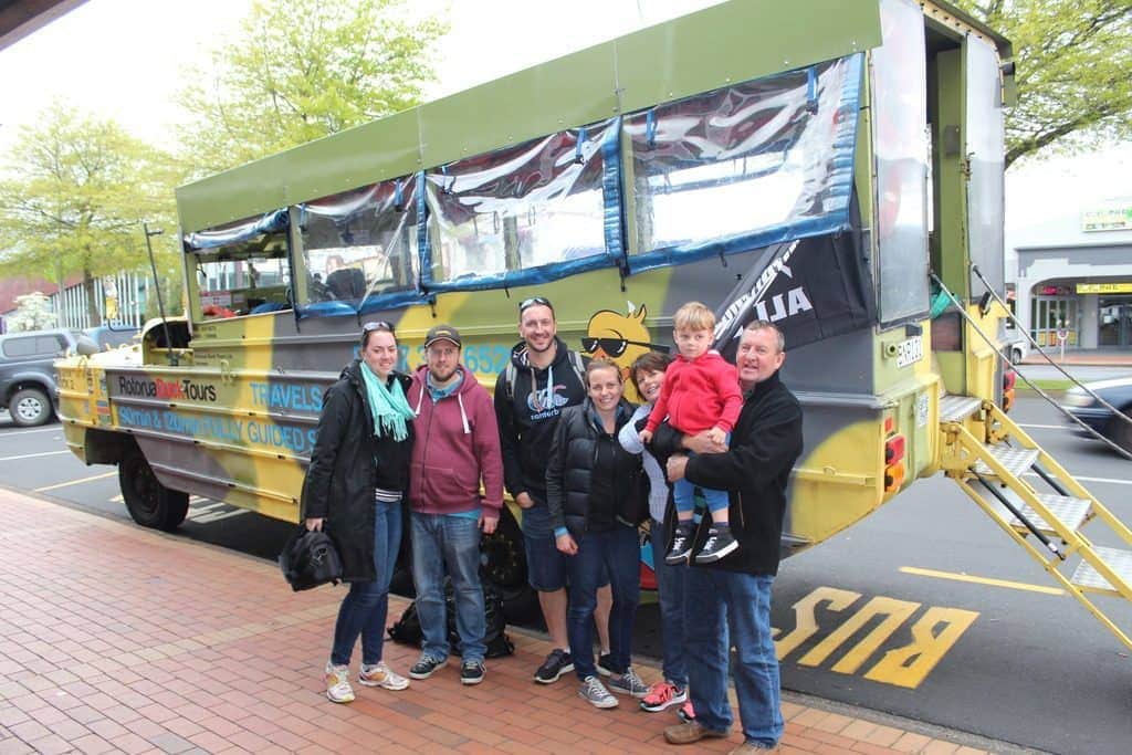 All of Us in front of the Duck after the tour