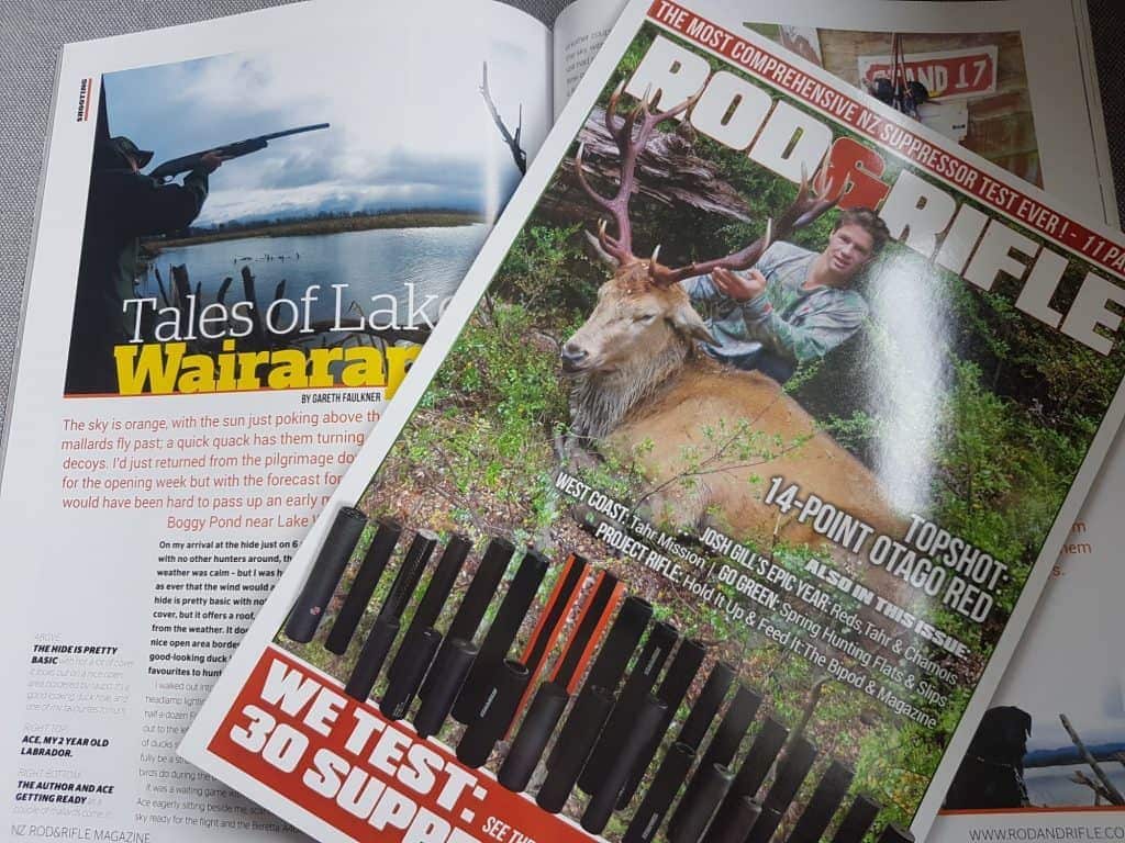 Cover and my article in Rod and Rifle Magazine