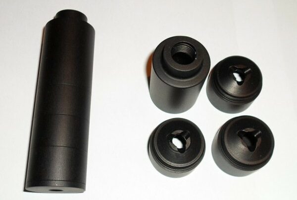 The lightweight modular DPT .22lr suppressor. Perfect for a Ruger 10/22