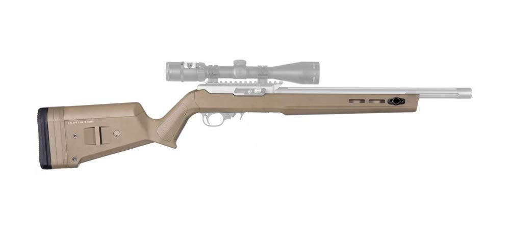 Magpul Hunter X-22 10/22 stock in Flat Dark Earth. This is great for a ruger 10/22 project
