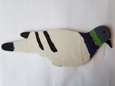 First one finished Finished decoy