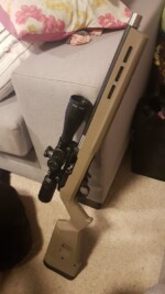 I am very happy with how this 10/22 is looking just a couple of little things to go like a bi-pod and sling. I hope it shoots as well as it looks. The finished 10/22 build with the BSA scope attached and without the suppressor/