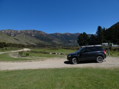 Parked at the entrance to Lake Taylor ready to start this adventure Parked at the entrance to Lake Taylor, with Lake Tayloe in the background