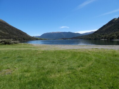 What a stunning day to turn up to Loch Katrine Loch Katrine under a clear sky